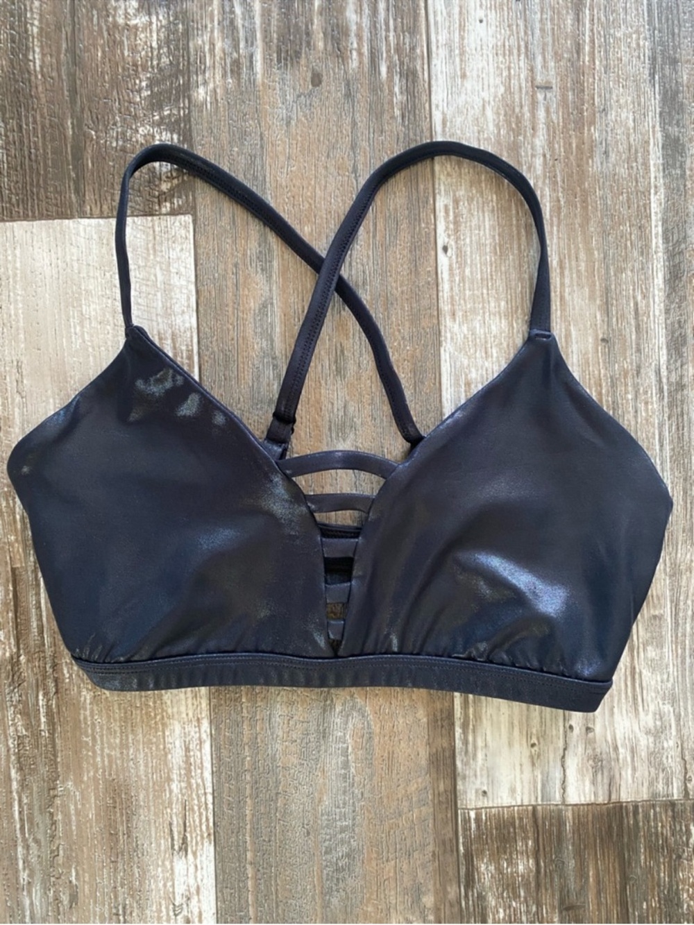 BuffBunny Black Strappy Bralette